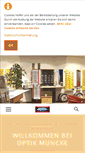 Mobile Screenshot of optik-muncke.de